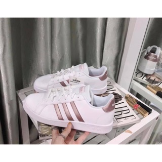 [TRẢ ORDER] GIÀY ADIDAS GRAND COURT SỌC HỒNG