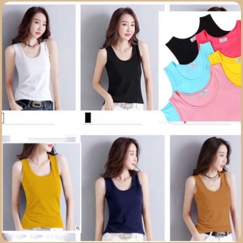 ⚡BIG SALE⚡ Áo Sát Nách Nữ🌹SALE 🌹Dáng Ôm , Chất Cotton Mịn , Có Độ Co Giãn Tốt Chely_fashion