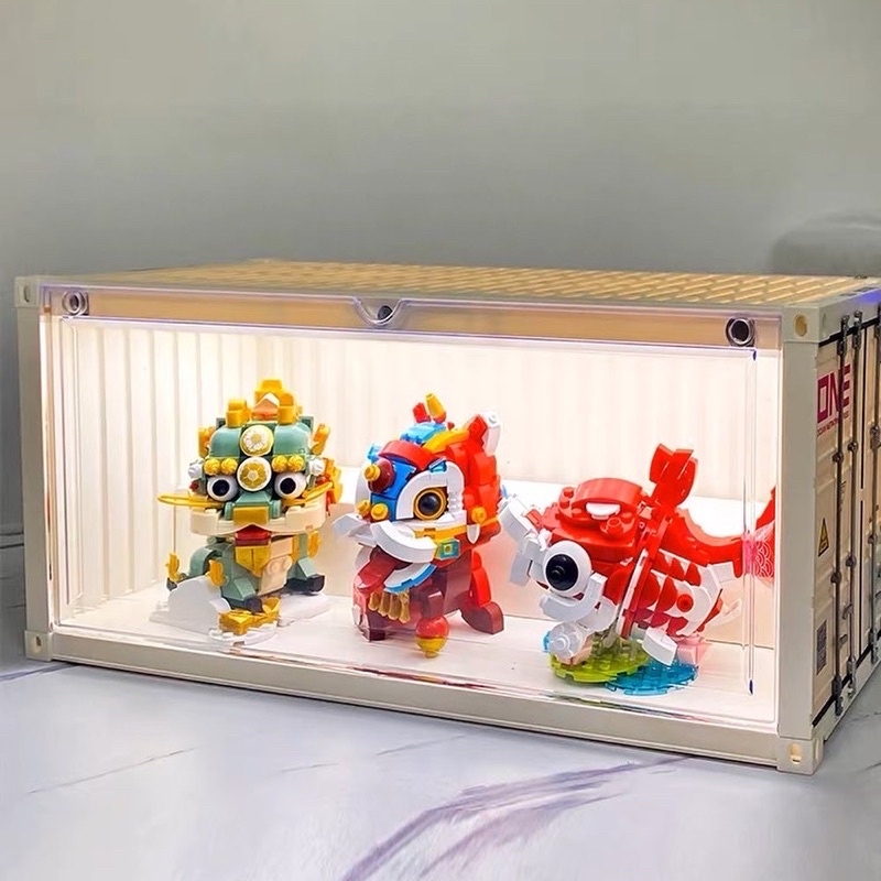 Đồ chơi xếp hình mô hình lắp ráp Con Lân Cá Koi Linh Vật May Mắn Lucky Lion Kirin Koi Jaki quà tặng mùa Tết trang trí