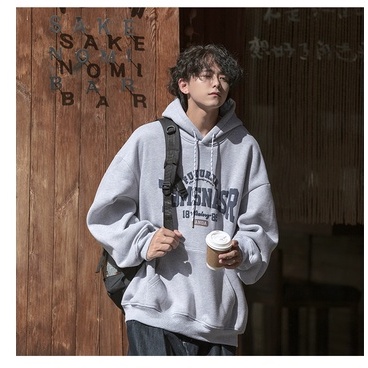 Áo Hoodie Nam Nữ Phong Cách Phối Mũ Trùm Đầu 2 Lớp Kèm 5D In Bản Lớn, Nỉ Ngoại Dày Dặn Ấm Áp Trẻ Trung Năng Động