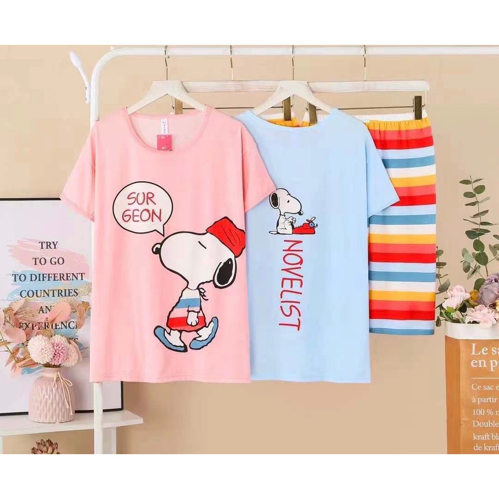 Đồ ngủ bộ mặc nhà hàng đẹp. Chất thun Cotton mềm mát. Đồ bộ Alibama LD79