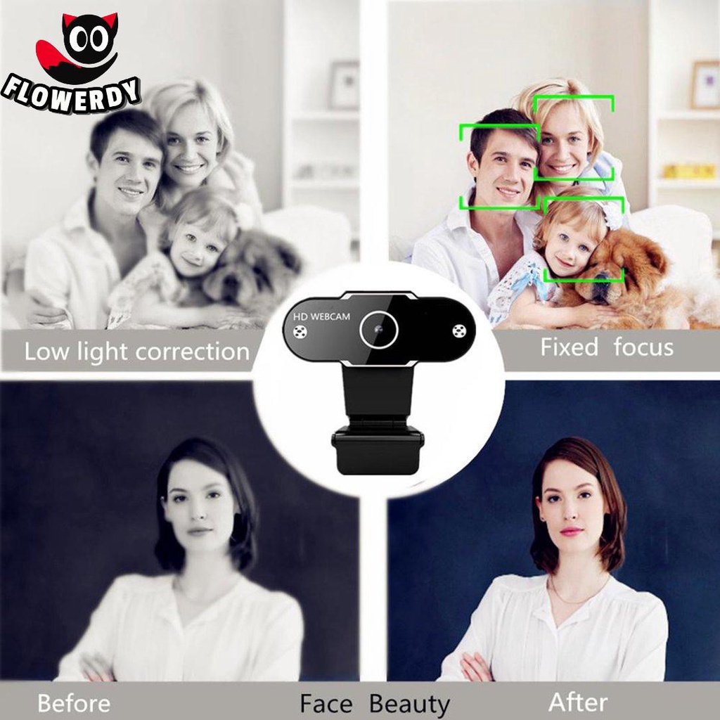 Webcam có thể xoay kèm micro bảo vệ riêng tư cho máy tính | BigBuy360 - bigbuy360.vn