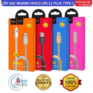 Cáp sạc nhanh hoco upl12 / upl12 plus typec chính hãng có đèn led báo pin đầy - cáp sạc android