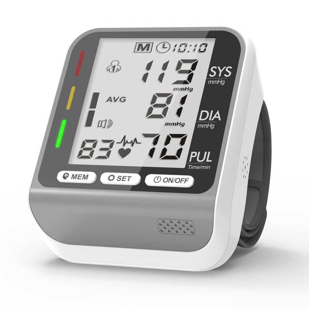 Máy Đo Huyết Áp Điện Tử Đo Huyết Áp Cổ Tay Electronic Blood Pressure Monitor