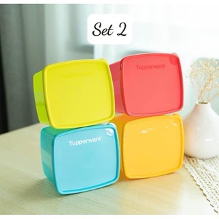 ORDER SET 4 HỘP NGĂN MÁT TUPPERWARE 800ML