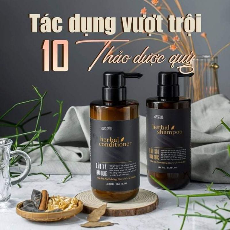 Dầu gội thảo dược thiên nhiên 100% chống rụng tóc herbal hair care