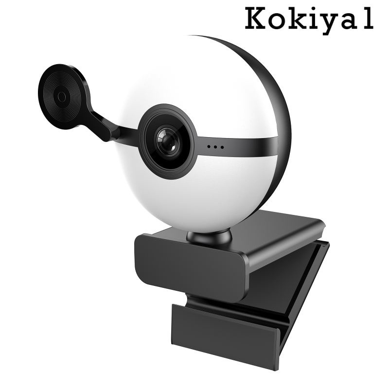 Webcam HD 2K tích hợp mic kèm vỏ bọc ống kính cho laptop | BigBuy360 - bigbuy360.vn