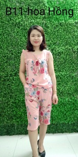 Bộ lụa giấy siêu nhẹ siêu mát phối von xinh xắn (45-63kg)