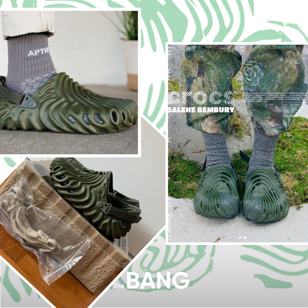 [CHÍNH HÃNG] Dép Crocs Pollex Salehe Bembury Clog HOT HIT, Dép Crocs Pollex Salehe Bembury Clog Chính Hãng