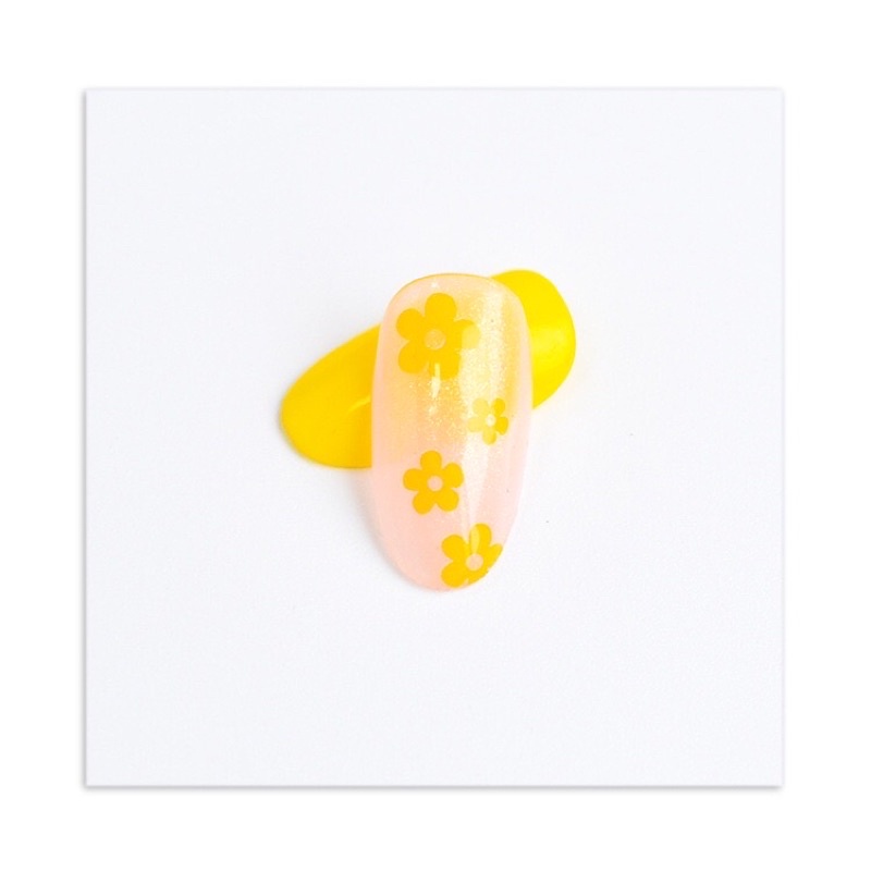 Sticker dán móng nail hoa mai Tết