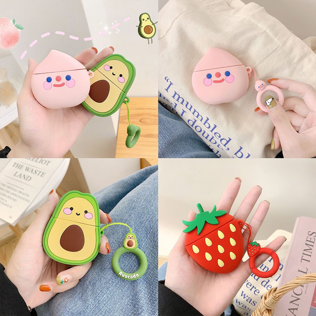 Star✨Protective Cover Soft Silicone Fashion Fruit Pattern