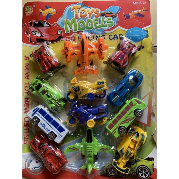 Đồ chơi ôtô, máy bay _ Đồ chơi bộ sưu tập phương tiện giao thông cho bé