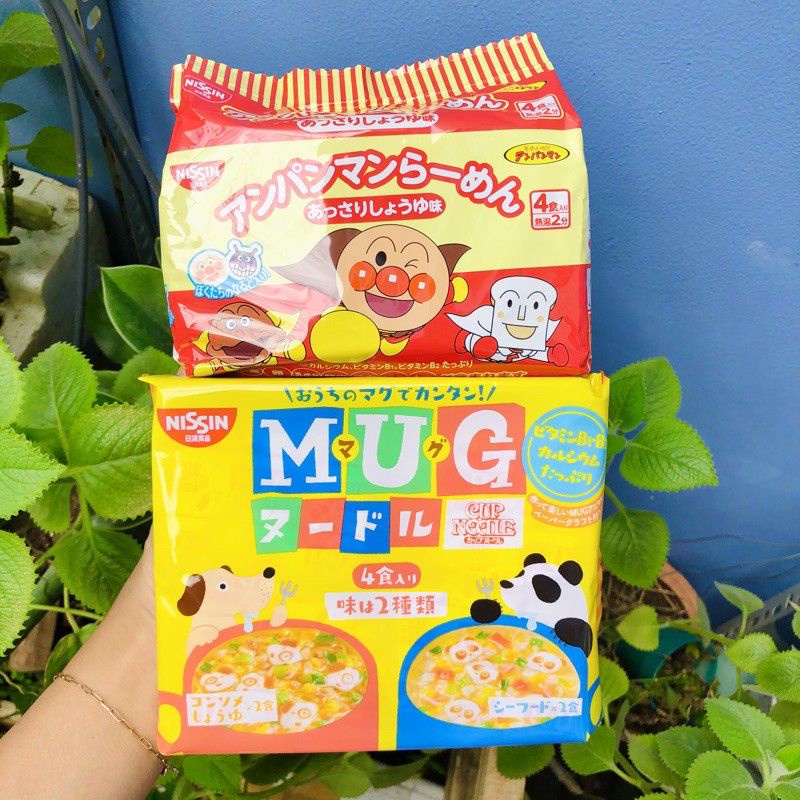 Mì Hề, Mì Mug Nissin Ăn Liền Nhật Bản Cho Bé Ăn Dặm Từ 1 Tuổi Trở Lên