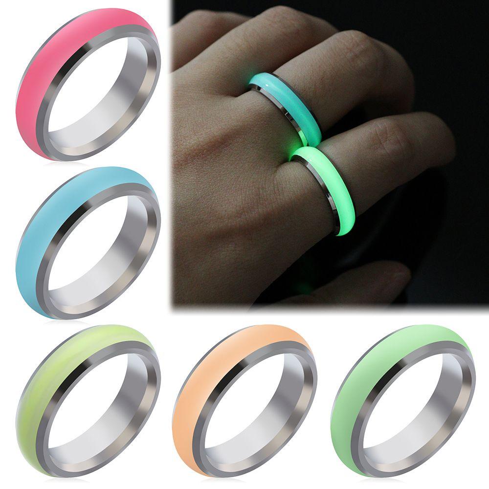 BORAG Nhẫn Phát Sáng Trong Bóng Tối Phong Cách Hàn Quốc