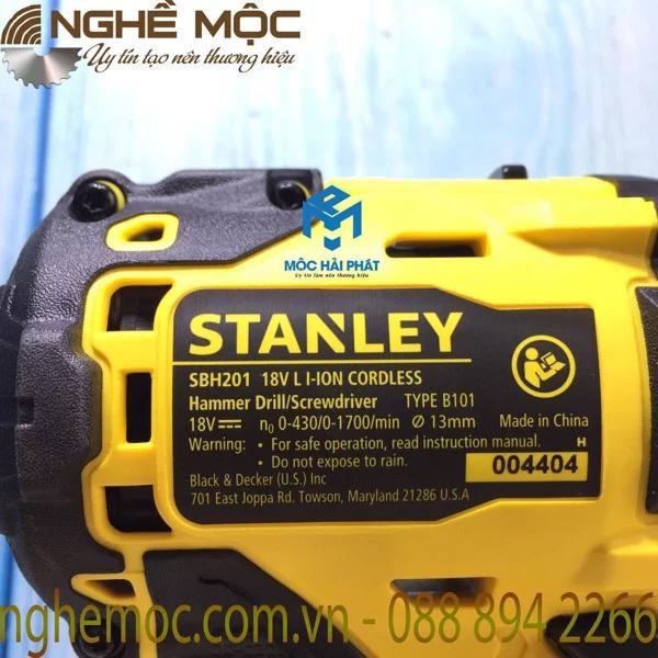 Máy khoan động lực dùng pin Stanley SBH201D2K