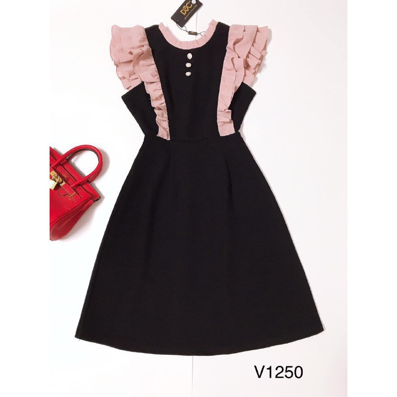 [ xả kho ] MiD Đầm dáng xòe V1250 bánh bèo thiết kế Mie Design kèm ảnh thật