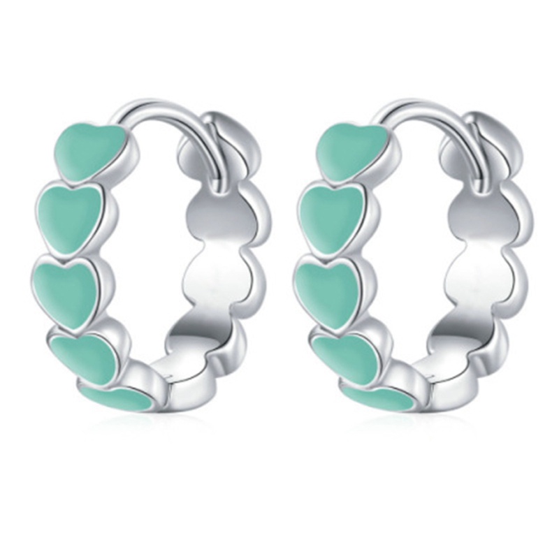 Tmdbyx Khuyên Tai Hình Trái Tim Bằng Nhựa Epoxy 925 Thời Trang Ngọt Ngào Cho Bạn Gái