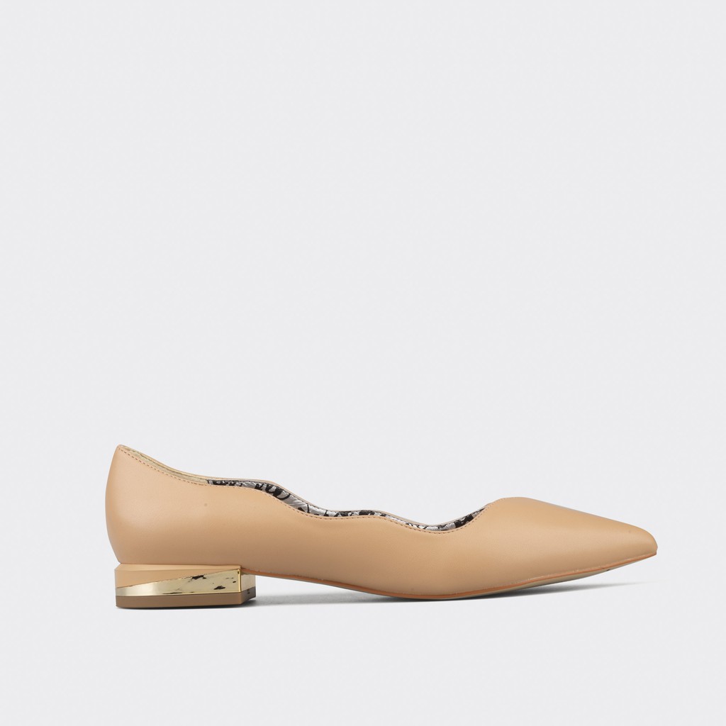 Giày búp bê thời trang da bò Christina-Q GBB157