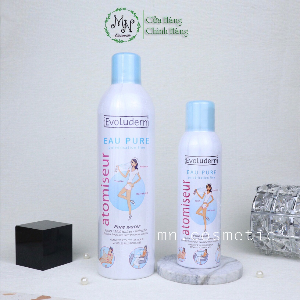 Xịt khoáng Evoluderm dưỡng da cấp ẩm 400ml