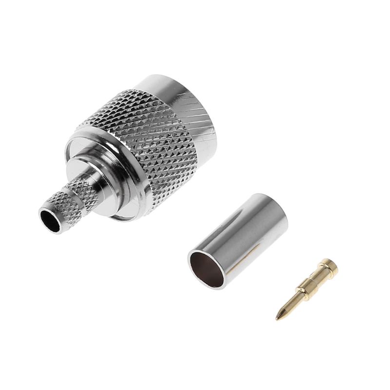Đầu Nối RF Mạ Niken Cho Dây Cáp RG58 RG142 RG400 LM