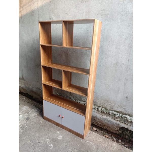 Giá Để Sách MIMO FURNITURE Kệ Trưng Bày, Tủ Gỗ Đựng Đồ Đa Năng Dùng Làm Vách Ngăn Phòng Khách, Văn Phòng Tiện Ích