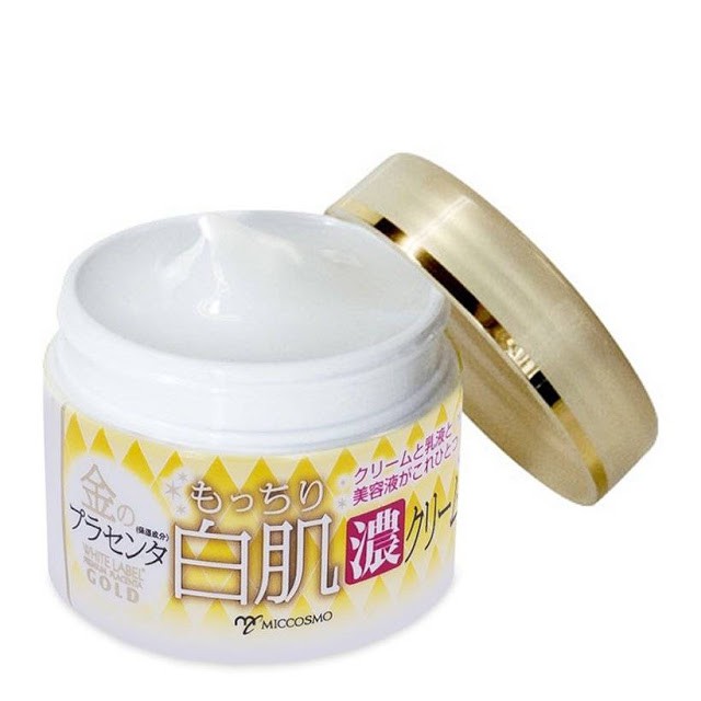 Kem dưỡng đậm đặc nhau thai và collagen White Label Placenta Rich Gold Cream 60g