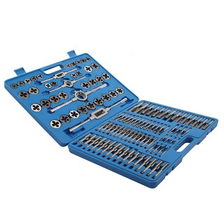 Bộ taro tạo ren 110PCS cao cấp, Tạo ren trong và ngoài, Chất liệu thép cao cấp