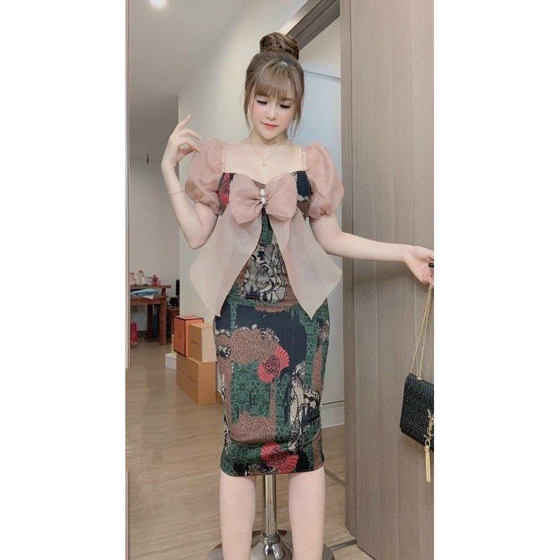TPHCM Body HOạ Tiết Nơ Ngực CO SAN