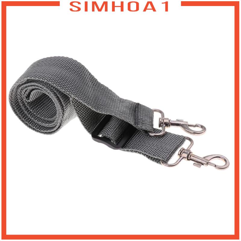 Dây Đeo Trống Snare Snare Màu Xám Simhoa1 Chuyên Dụng Cho Parade Marching