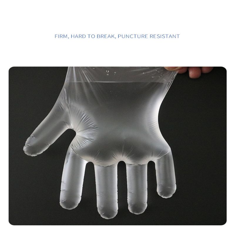 Set 100 Găng Tay Vinyl Trong Suốt Chống Nước Dùng Một Lần Đa Ứng Dụng