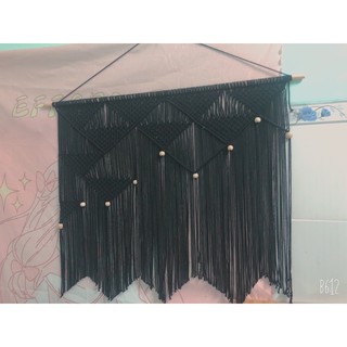 rèm macrame trang trí phòng rèm cửa sổ