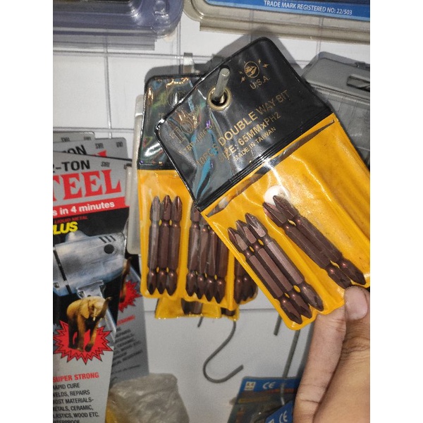 Mũi bắn vít 2 đầu có nam châm bake