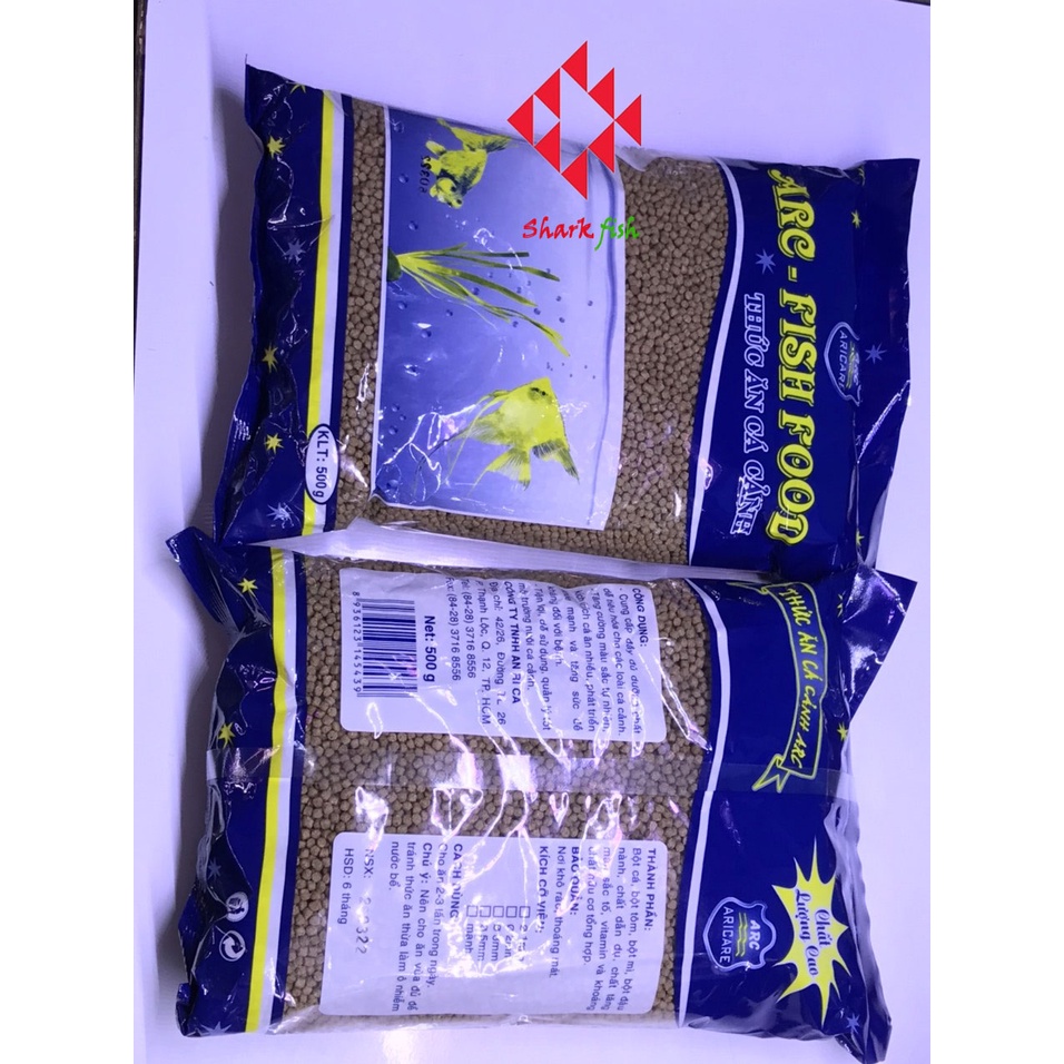 Thức ăn ARC cho cá cảnh -cám arc bịch 500gam cho cá