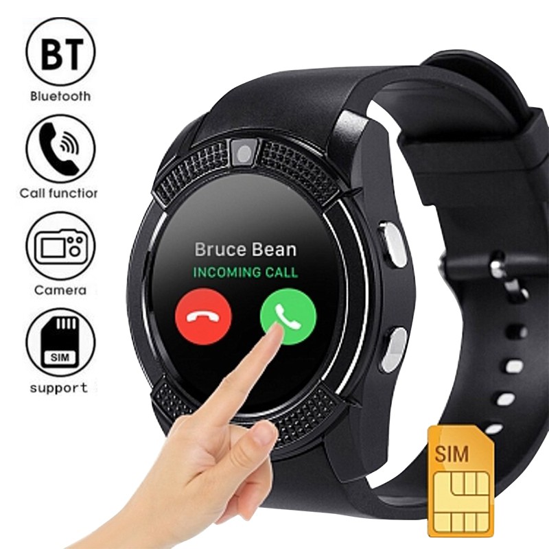 Đồng Hồ Thông Minh SMARTWATCH V8 có sim NGHE GỌI NHẮN TIN -dc3286