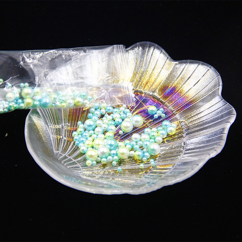 Ngọc trai nhân tạo màu gradient chuyên dụng để trang trí khi đúc epoxy resin làm đồ thủ công
