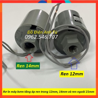 Rơ le máy bơm tăng áp ren trong 12mm, 14mm
