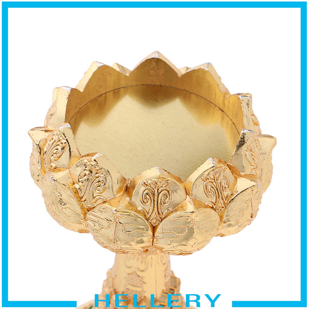 Giá Đỡ Đèn Cầy Hình Hoa Sen / Phật Cầu Nguyện Độc Đáo Trang Trí Nhà Cửa