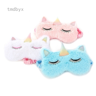 Tmdbyx (Hàng Mới Về) Mặt Nạ Mắt Họa Tiết Kỳ Lân Hoạt Hình Dễ Thương