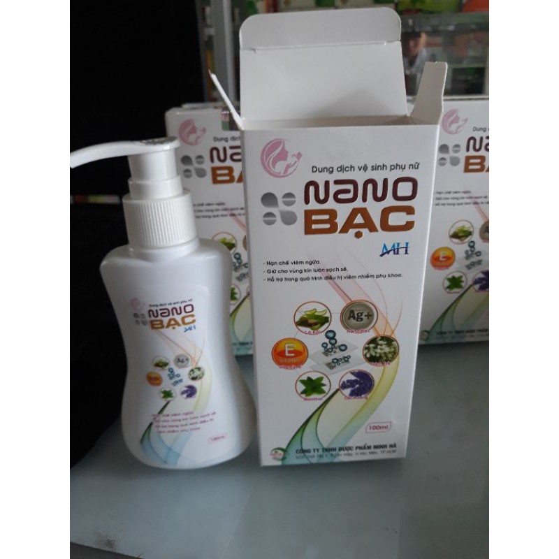DDVS CHĂM SÓC  nam , nữ NANO BẠC -chai vòi 100ml