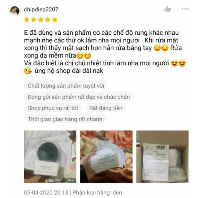 Máy rửa mặt cao cấp SIÊU SÓNG ÂM LUNA MINI 2