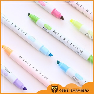 [Lẻ] Bút highlight 2 đầu MILK LINER HIGHLIGHTER PEN