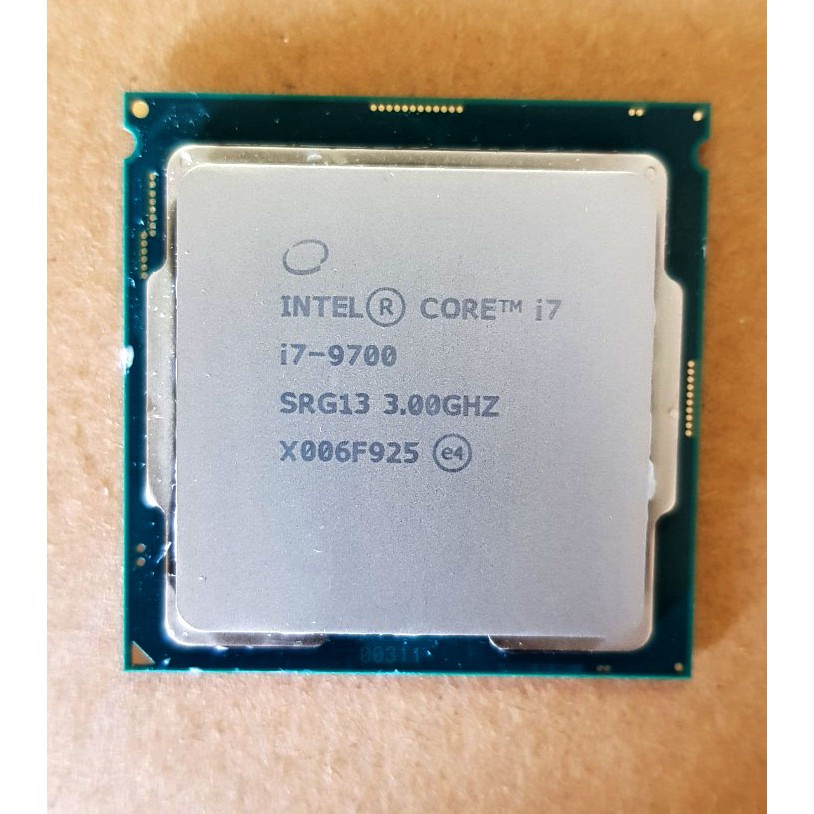CPU Intel i7-9700
