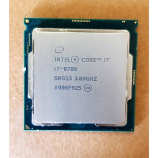 Cpu intel i7-9700