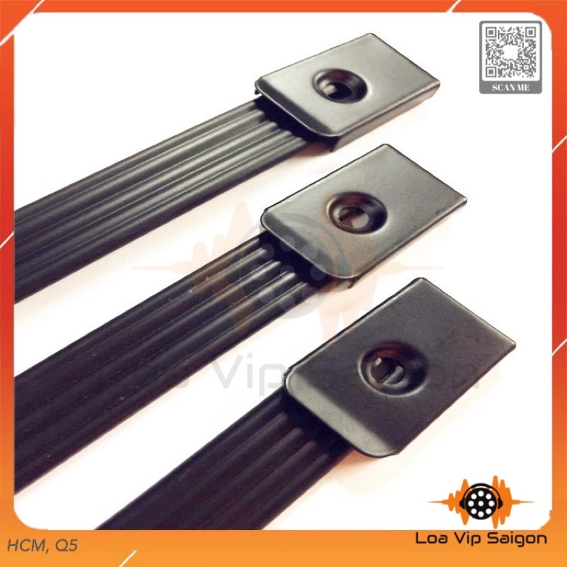 Quai loa Cao su ti sắt 160/200mm, đồng inox/ sơn đen