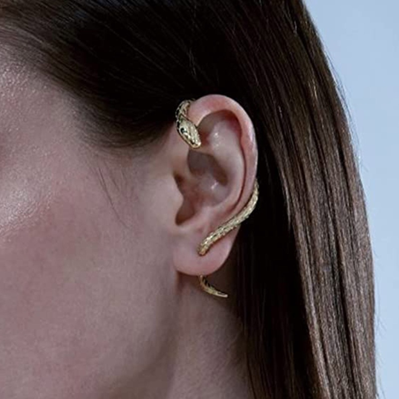 Khuyên Vành Tai Hình Rắn Cá Tính Cho Nữ