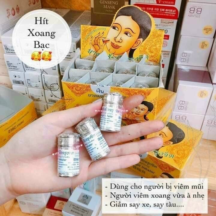 Hộp 12 lọ hít xoang thái lan chính hãng