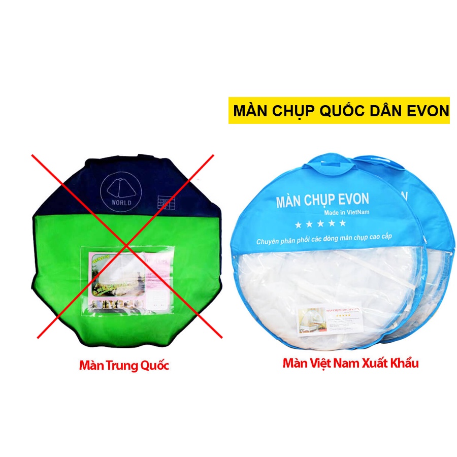 (Đại Hạ Giá) Màn Chụp Tự Bung Evon Việt Nam - Hàng Xuất Khẩu Cao Cấp