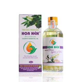 TINH DẦU TRÀM ngâm củ nén nguyên chất 100ml Hoa Nén