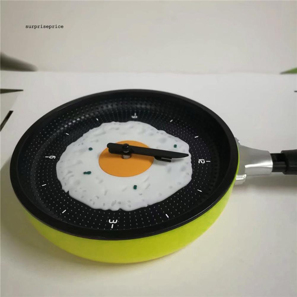 Đồng hồ treo tường hình chảo rán trứng sáng tạo