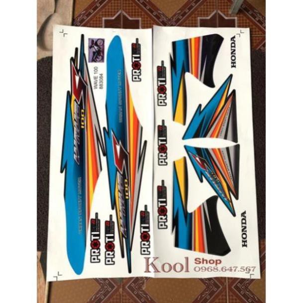 Tem Chế Wave S 100 2 Mặt Cán 3 Lớp Chống Phai Mã 098